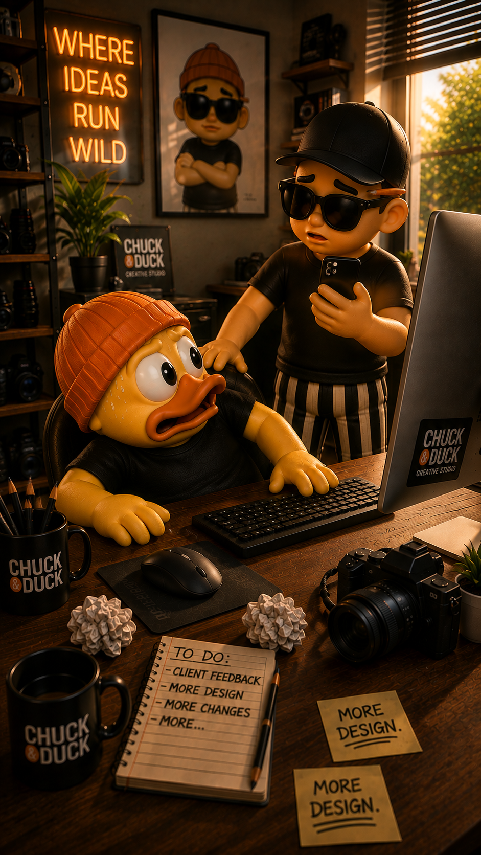 Chuck & Duck visual world